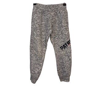 NFL Team Apparel Kids medium Patriots Jogger Pants Gray